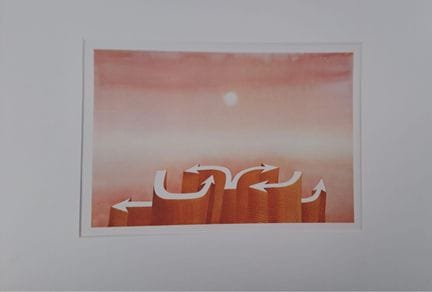 让-米歇尔·福隆（据其作品）（1934 - 2005）
《蓝色之城》，1971

艺术版画
版面上签