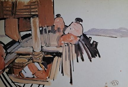 马图兰·梅厄（据其作品）（1882-1958）
驶向大海

180克光面纸数字印刷
版面内签名
由马