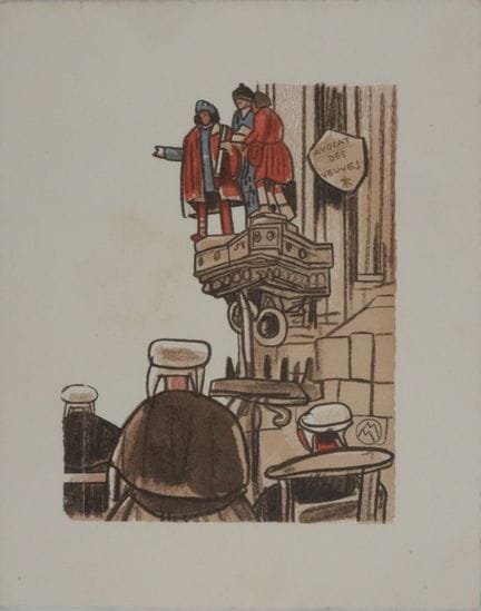 马图兰·梅厄
马图兰·梅厄（1882-1958）
布列塔尼，圣伊夫游行，1937年

原版木刻版画

