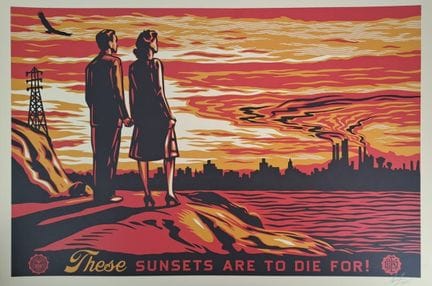 谢帕德·费雷（Shepard Fairey），又名Obey Giant（美国，1970年）
这些日落