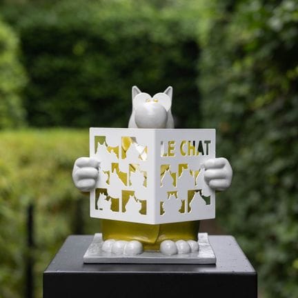 Philippe Geluck
Le Chat au Journal

Sculpture poly