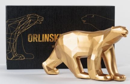 Richard Orlinski
L'ours Pompon x Orlinski (Or mat)