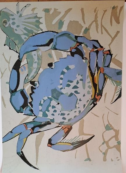 马图兰·梅厄
马图兰·梅厄（据原画）（1882-1958）
《螃蟹》

180克纸张上的数字印刷
由
