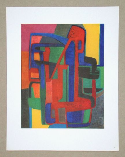 莫里斯·埃斯特夫
莫里斯·埃斯特夫（1904—2001）
《死神》，1961年

彩色太阳蚀刻版画，