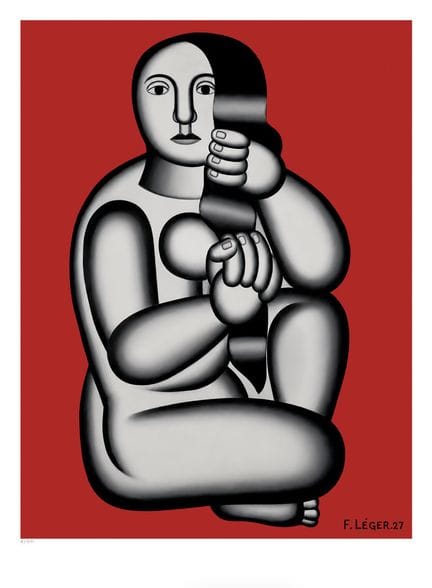 Fernand Léger (da)
Donna seduta su sfondo rosso

S