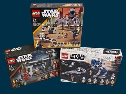 Set of 3 LEGO Star Wars sets:
- 75372 - Clone Troo