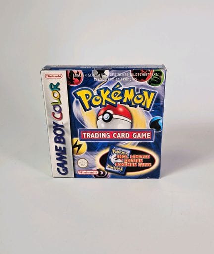 任天堂 - Game Boy Color。游戏：《宝可梦集换式卡牌游戏》。PAL NOE版本。套装极