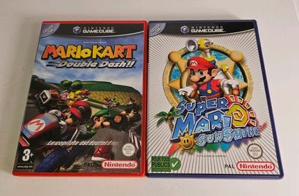 NINTENDO - GAMECUBE. Lot de 2 jeux : Mario Kart Do