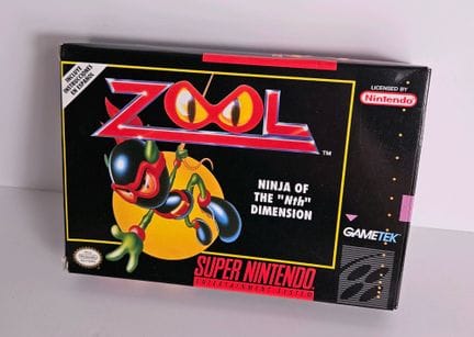 NINTENDO - SUPER NES. Jeu : Zool. Complet avec boi