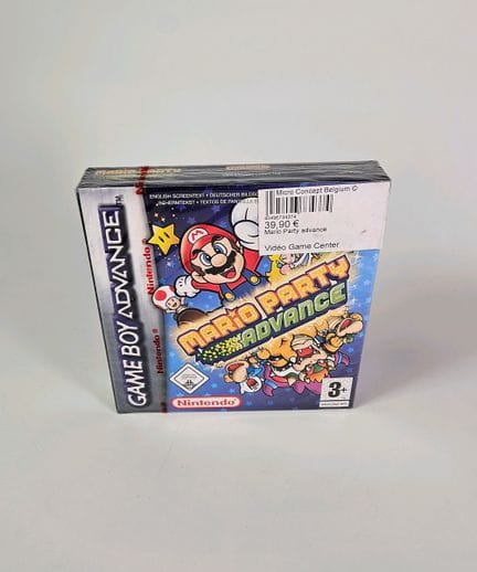任天堂 - Game Boy Advance。游戏：《马里奥派对 Advance》。全新未拆封。PA
