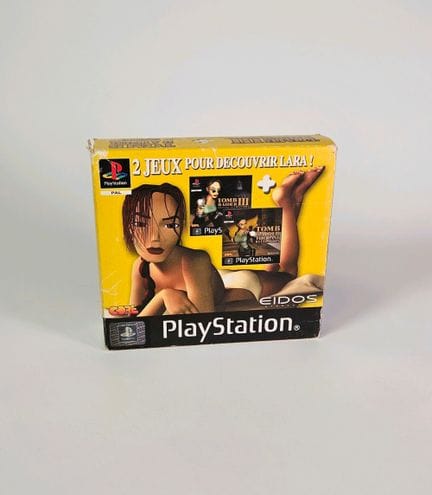 SONY - PS1. Pack Tomb Raider avec 2 jeux : Tomb Ra
