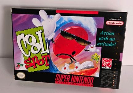 NINTENDO - SUPER NES. Jeu : Cool Spot. Version US.