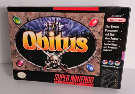 NINTENDO - SUPER NES. Jeu : Obitus. Version US. So