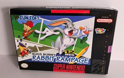 NINTENDO - SUPER NES. Jeu : Bugs Bunny Rabbit Ramp