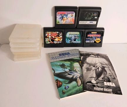SEGA - GAME GEAR。 5款Game Gear游戏套装（含SEGA原装盒）：《Strid
