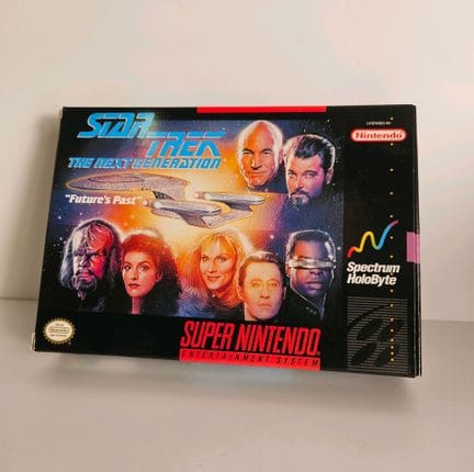 NINTENDO - SUPER NES. Jeu : Star trek The Next Gen