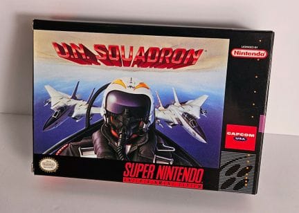 NINTENDO - SUPER NES. Jeu : U.N. Squadron. Complet