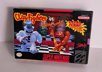 NINTENDO - SUPER NES. Jeu : Clayfighter. Complet a