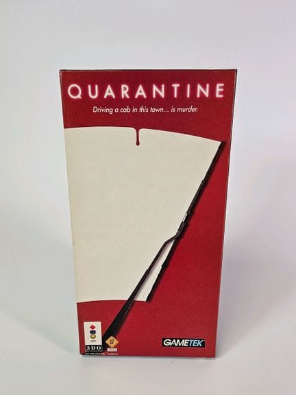 PANASONIC - 3DO. Jeu : Quarantine. Complet avec bo