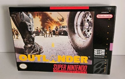NINTENDO - SUPER NES. Jeu : Outlander. Complet ave