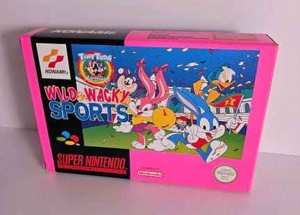 NINTENDO - SUPER NES. Jeu : Wild & Wacky Sports. C
