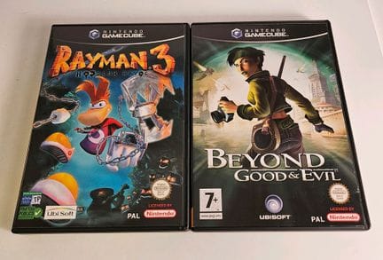 NINTENDO - GAMECUBE. Lot de 2 jeux : Rayman 3 et B