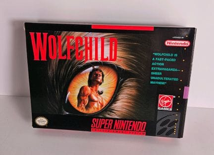NINTENDO - SUPER NES. Jeu : Wolfchild. Complet ave