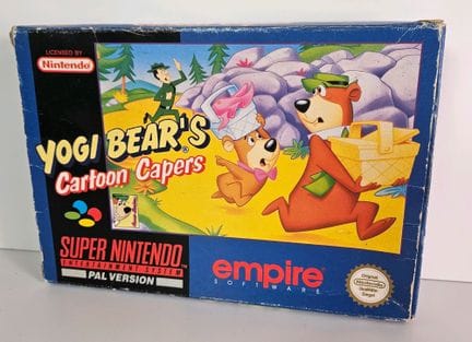 NINTENDO - SUPER NES - Jeu : Yogi bear's Cartoon C