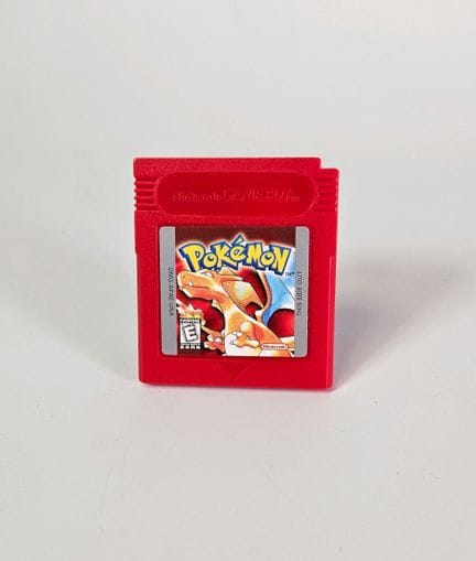 任天堂 - Game Boy。游戏：《宝可梦 红版》。散装。美版。
发售日期：1998年——该套装可