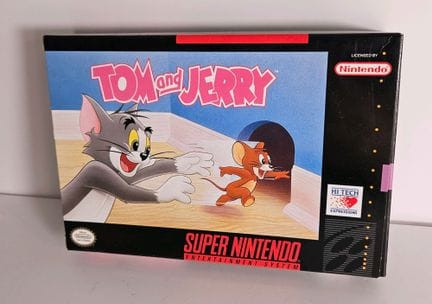 NINTENDO - SUPER NES. Jeu : Tom and Jerry. Complet