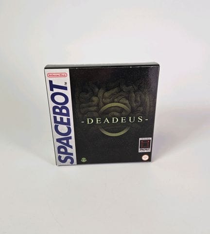 任天堂 - Game Boy。游戏：《Deadeus》。含原装盒、说明书和卡带。品相极佳。发售年份：