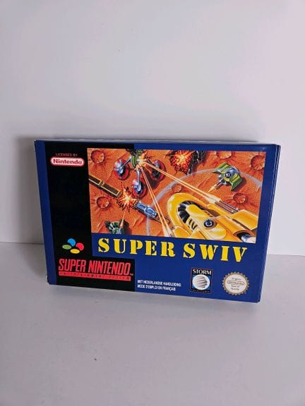 NINTENDO - SUPER NES. Jeu : Super Swiv. Complet av