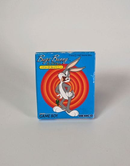 任天堂 - Game Boy。游戏：《兔八哥》。含原装盒、说明书和游戏卡带。日版。发售年份：1997