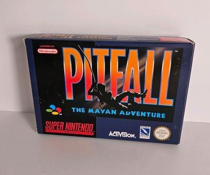 NINTENDO - SUPER NES. Jeu : Pitfall. Complet avec 
