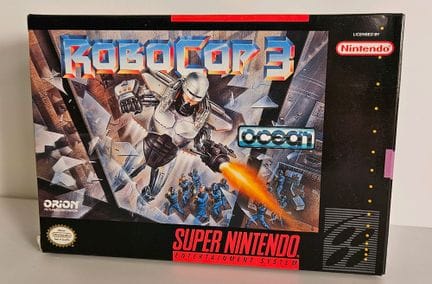 NINTENDO - SUPER NES. Jeu : Robocop 3. Complet ave
