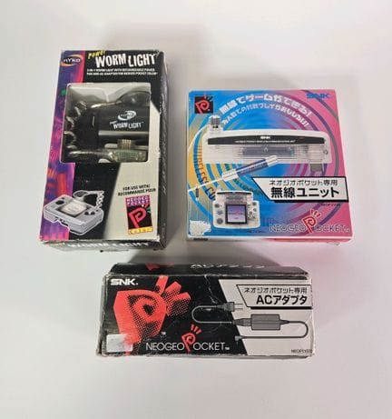 SNK - NEO GEO POCKET COLOR. Lot de 3 accessoires e