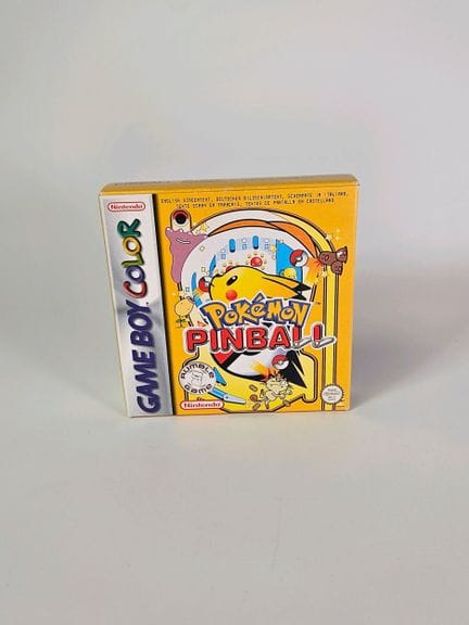 任天堂 - Game Boy Color。游戏：《宝可梦弹珠台》。含原装盒、说明书和卡带。PAL E