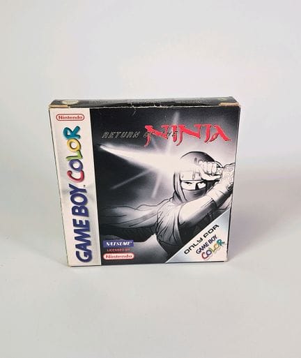 任天堂 - Game Boy Color。游戏：《忍者归来》。含原装盒、说明书和游戏卡带。PAL E