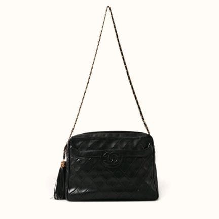 CHANEL. Borsa per fotocamera modello grande in agn