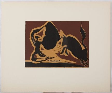 巴勃罗·毕加索
巴勃罗·毕加索（1881-1973）（据其作品）
《斗牛：过门》，1962年

亚麻