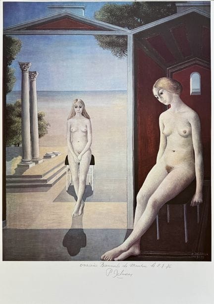 Paul Delvaux (1897–1994)
Am Meer

Farb-Lithografie