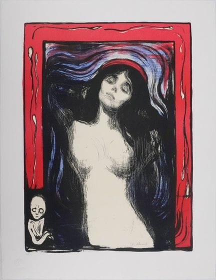 Edvard Munch (1863-1944) (da)
La Madonna

Litograf