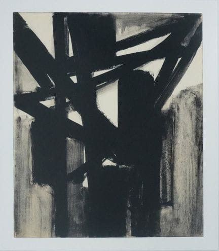 皮埃尔·苏拉热（1919-2022）
1951年 水粉画

原版海报
高品质四色印刷
未签名
采用厚