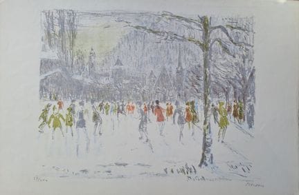 Meisser
Die Eisbahn

Lithografie auf Marais-Papier