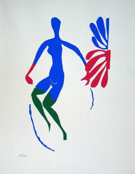 Henri Matisse (da) (1869-1954) 
Nudo blu con calze