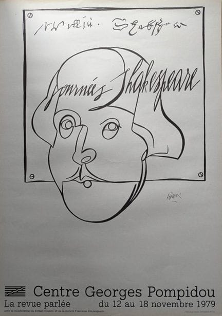 Valerio Adami (1935-)
Shakespeare-Tage 1979 im Cen