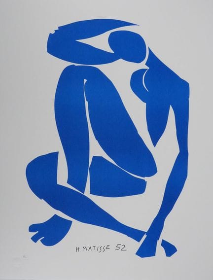 Henri Matisse (1869-1954) (d'après)
Nu bleu IV (gr