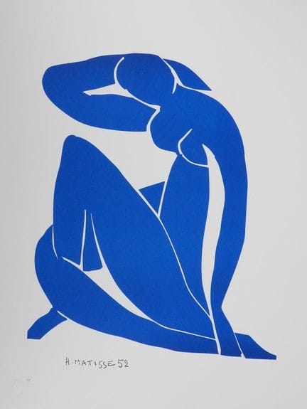 Henri Matisse (1869-1954) (d'après)
Nu bleu II

Li