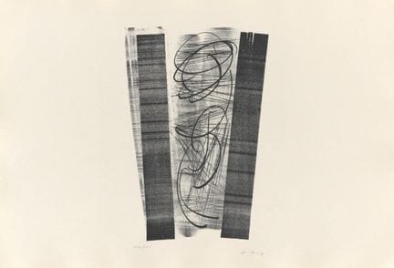 Hans Hartung
Farandole V,

Vom Künstler mit Bleist