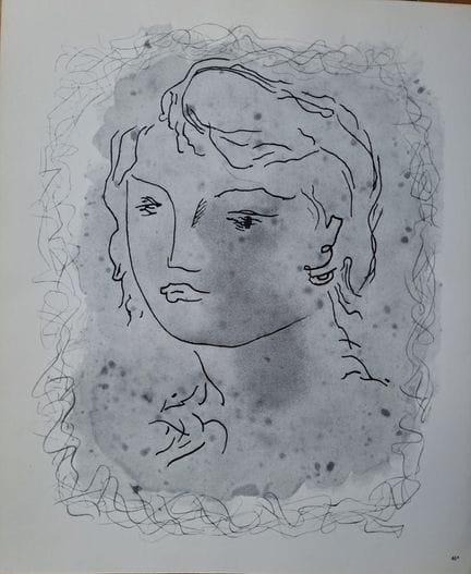 Georges Braque (da) (1882-1963)
Testa di ragazza

